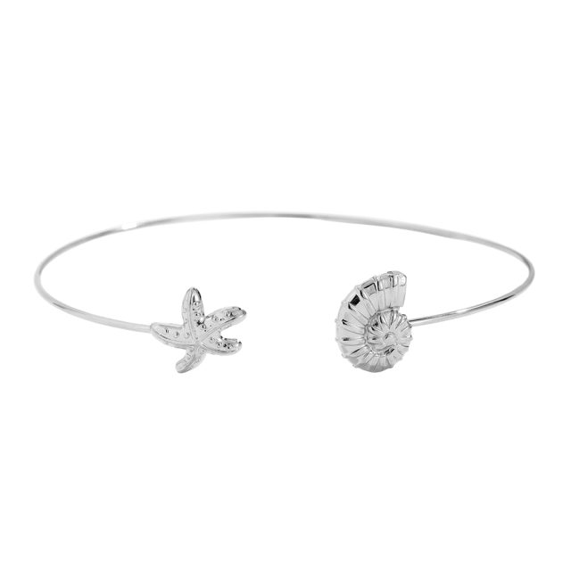 Bracelete de Braço Ajustável Concha & Estrela-do-Mar