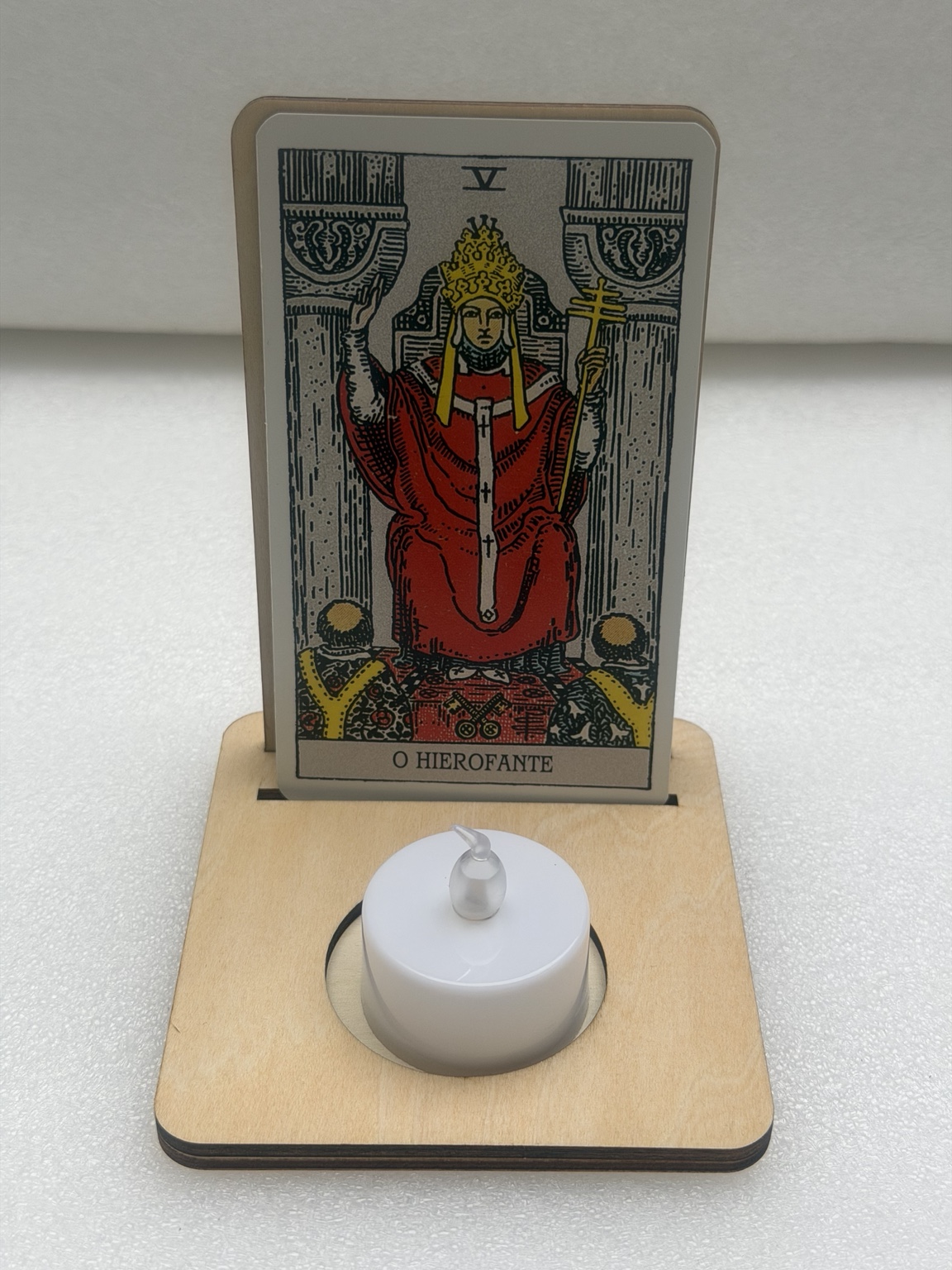 Suporte para Carta Tarot com Vela LED - Image 2
