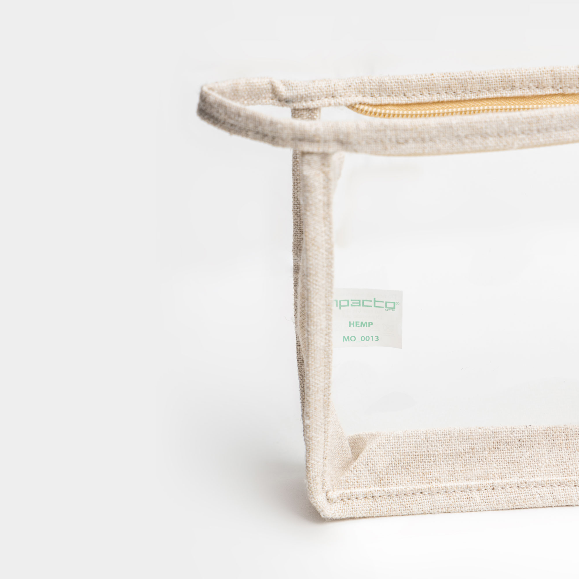 Bolsa Transparente Personalizável em Cânhamo & PEVA - Image 2