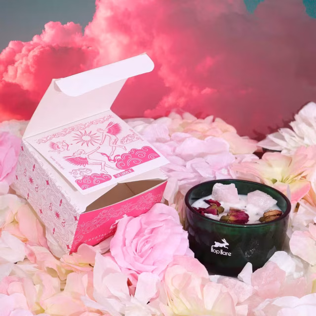 Vela Floral Os Amantes — Hop Hare