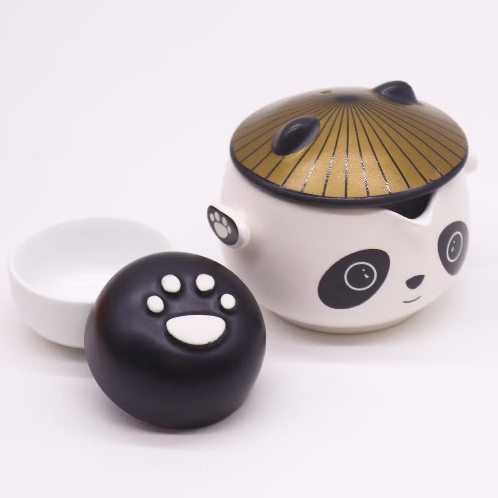 Conjunto de Chá Panda — Bule + 2 Chávenas - Image 2