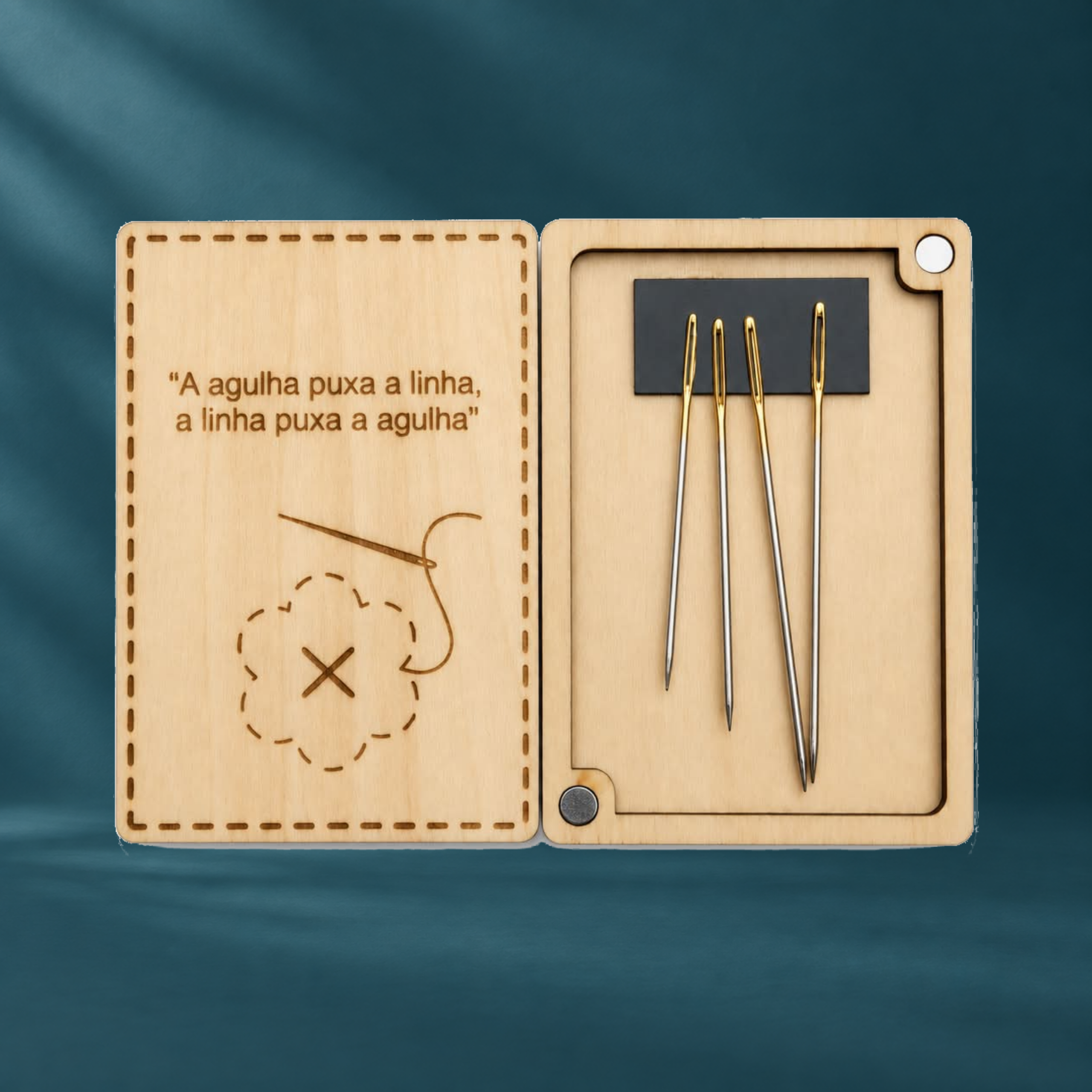 Caixa para Agulhas — A Agulha Puxa a Linha - Image 2